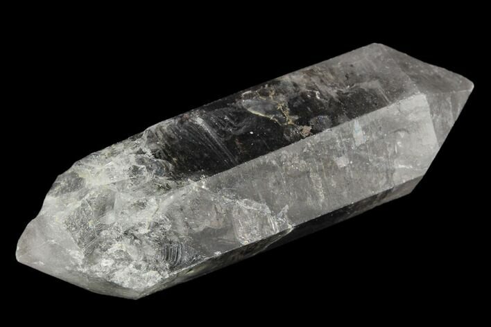 Double-Terminated Smoky Quartz Crystal - Tibet #128629